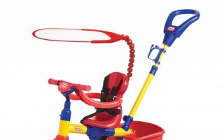 In vier Stufen fördert das 4-in-1-Trike die motorische Entwicklung von Babys und Kleinkindern. (Foto: Zapf Creation)