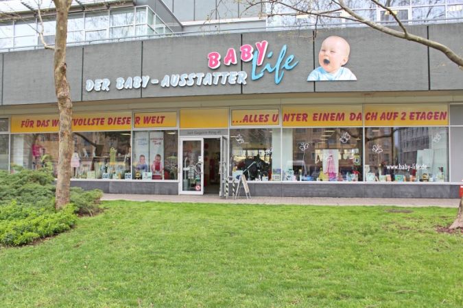 Für das Wertvollste dieser Welt: Baby-Life in Erfurt bietet viel Platz für Produkte rund um die Erstausstattung.