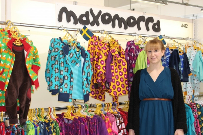 Sales-Assistant Alison Kleine (Jättefint) präsentierte die neue Kollektion von Maxomorra aus Schweden.