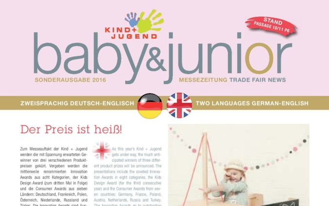 Messezeitung baby&junior 2016