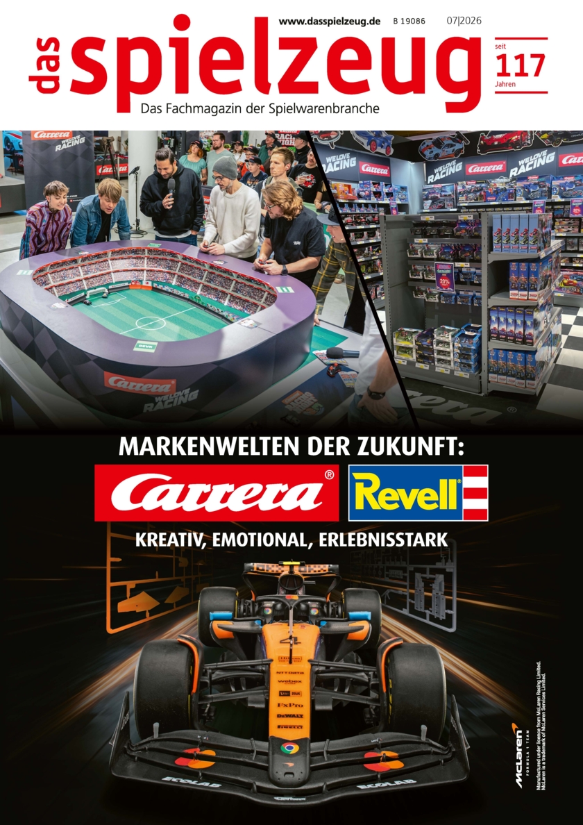 Ausgabe das spielzeug 7-2026 Cover Copyright Carrera Revell Group