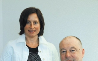 Geschäftsführender Vorstand Ralf Deschner und Prokuristin Claudia Götz.