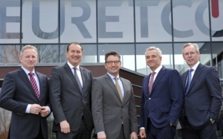 Die Vorstände der EK/Servicegroup und Euretco freuen sich über die künftige Zusammenarbeit. Im Bild (v.l.n.r.): BerndHorenkamp, Steve Evers, Fra...