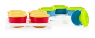 Die hygienischen Portionsbehälter haben eine ideale Größe für Kleinkinder.