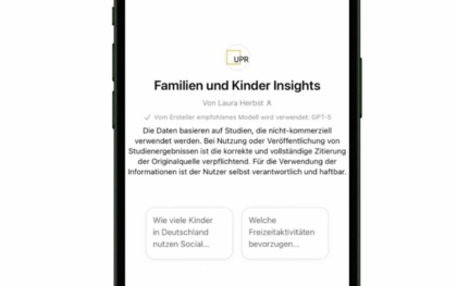 GPT-Asisstent „Familien und Kinder Insights“ 
