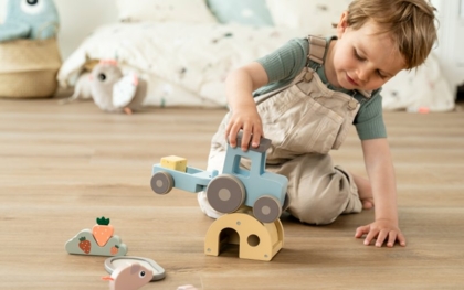 „Tiny Farm“-Spielsets aus Holz