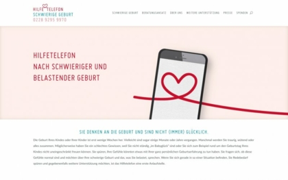 Hilfetelefon nach schwieriger Geburt