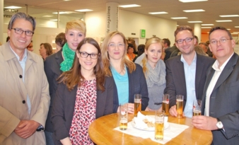 Die Mannschaft von Dorel Germany hatte als Gewinner des Innovation Award Travelling Baby besonderen Grund zu feiern: (v. l.) Geschäftsführer Mich...