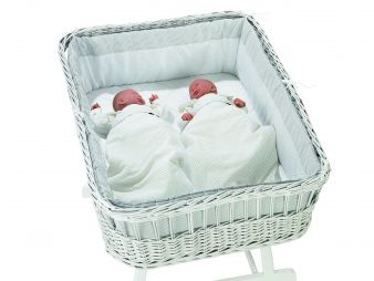 alvi twin bassinet